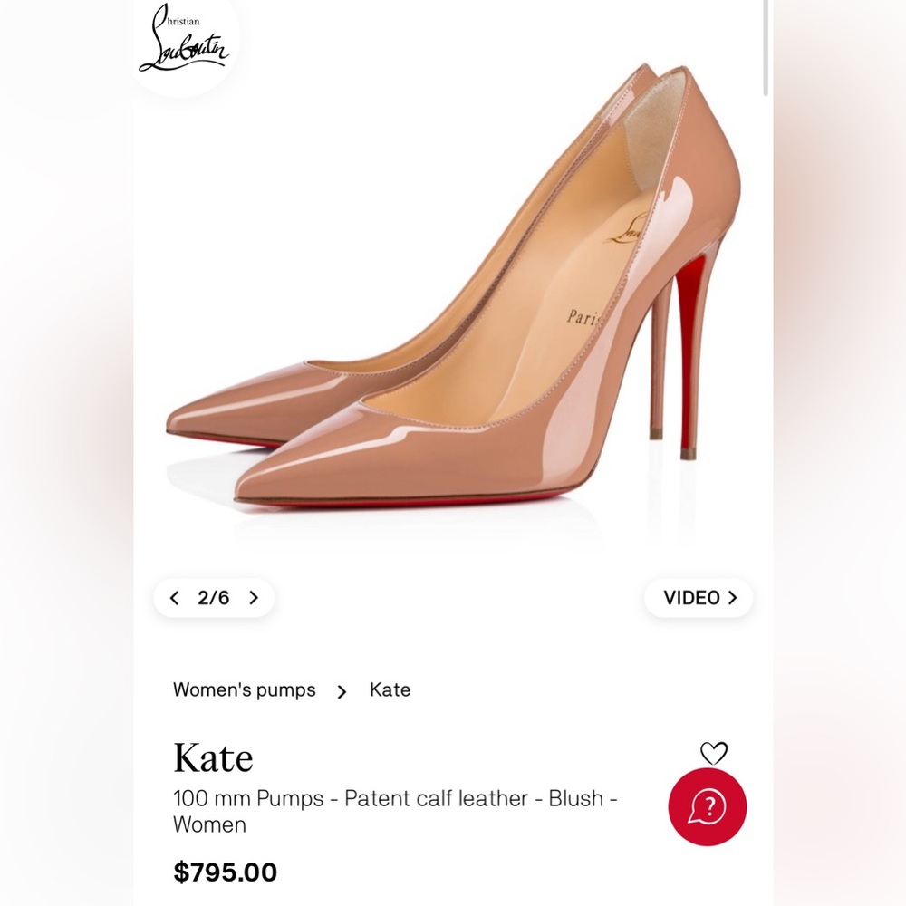 AUTHENTIC Christian Louboutin Pigalle size 6